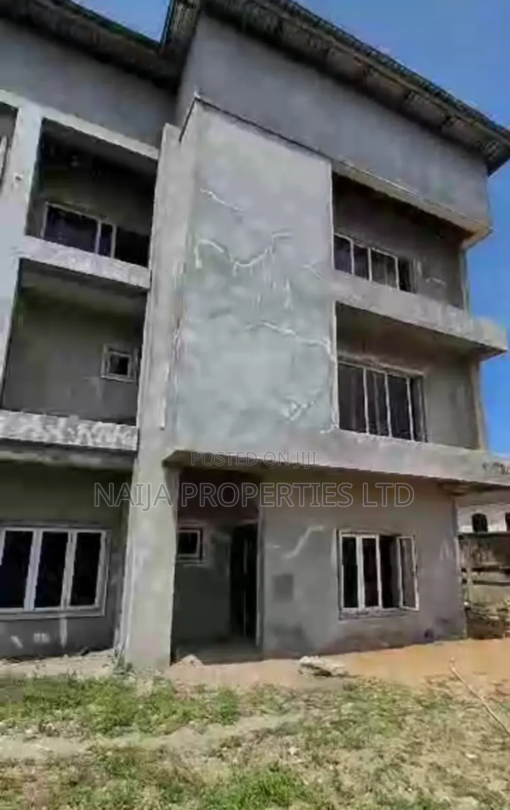 Carcass 3units of 4bed Terrace Off T.F Kuboye Lekki Right in Lekki