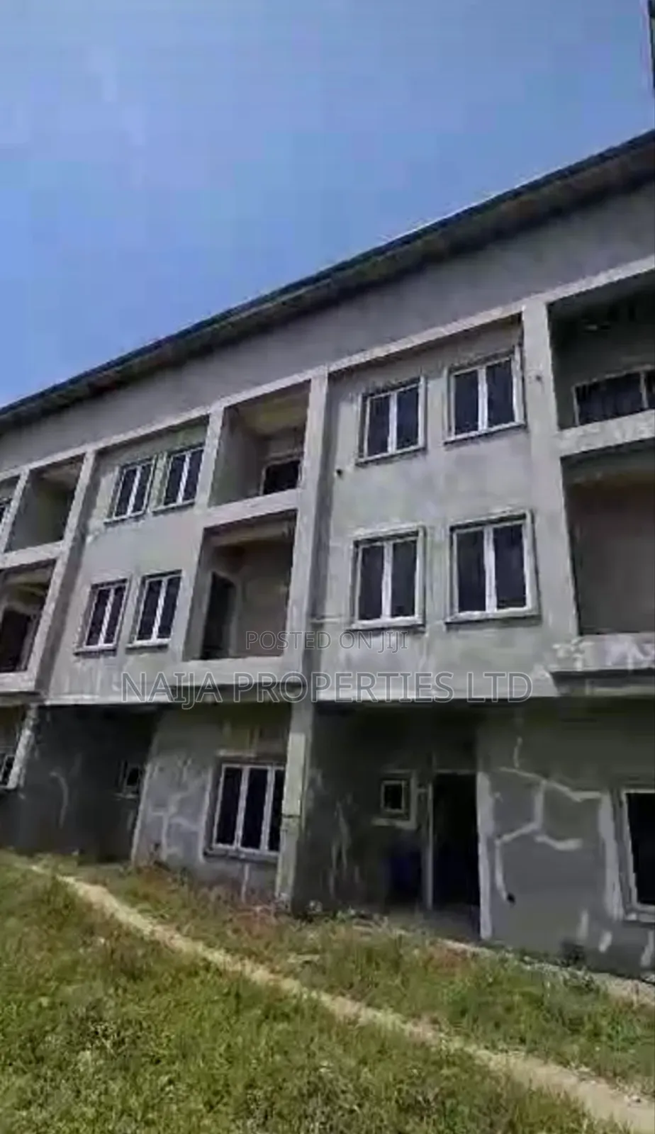 Carcass 3units of 4bed Terrace Off T.F Kuboye Lekki Right in Lekki