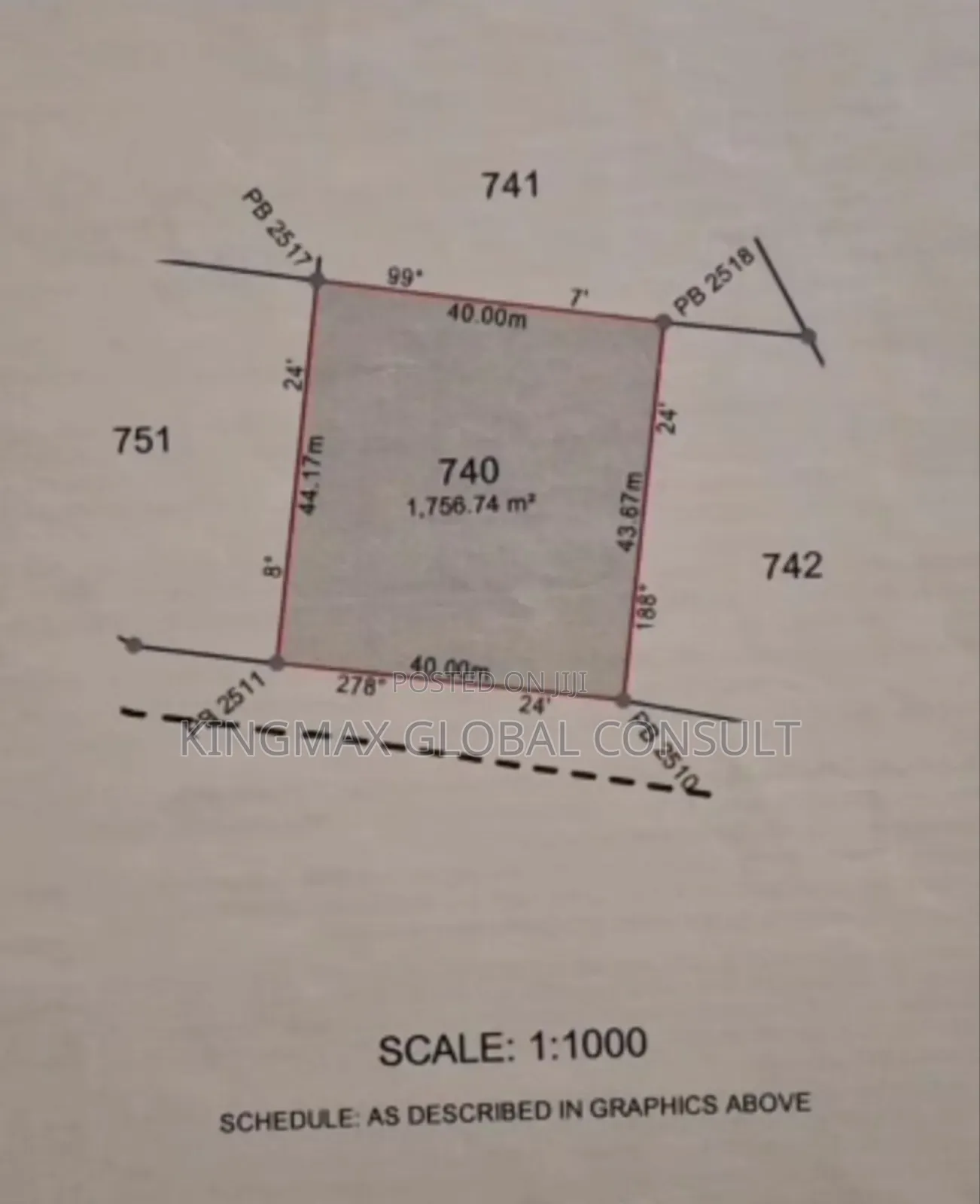 Residential Plot for Sale: Size - 1,756 -in Jahi in Jahi