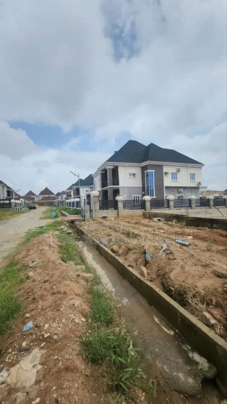 Estate Land With DPC for Sale- Prototype: 5 Bedroom Duplex in Lugbe District