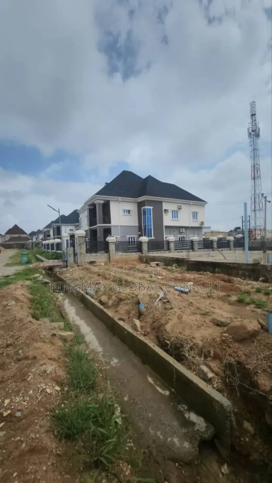 Estate Land With DPC for Sale- Prototype: 5 Bedroom Duplex in Lugbe District