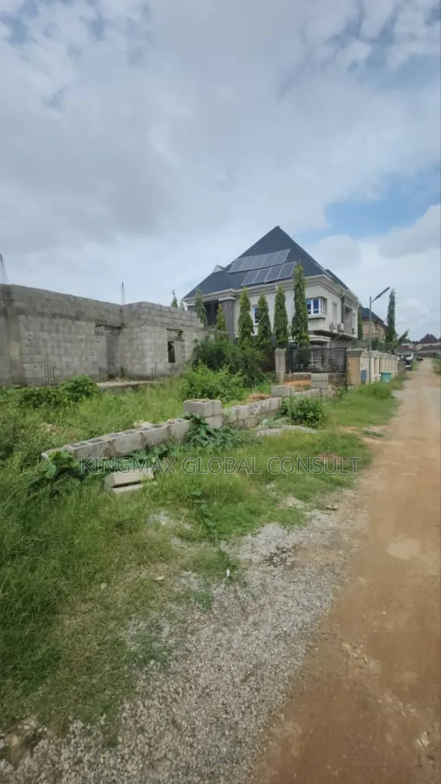 Estate Land With Carcass for Sale - 5 Bedroom Duplex in Lugbe District