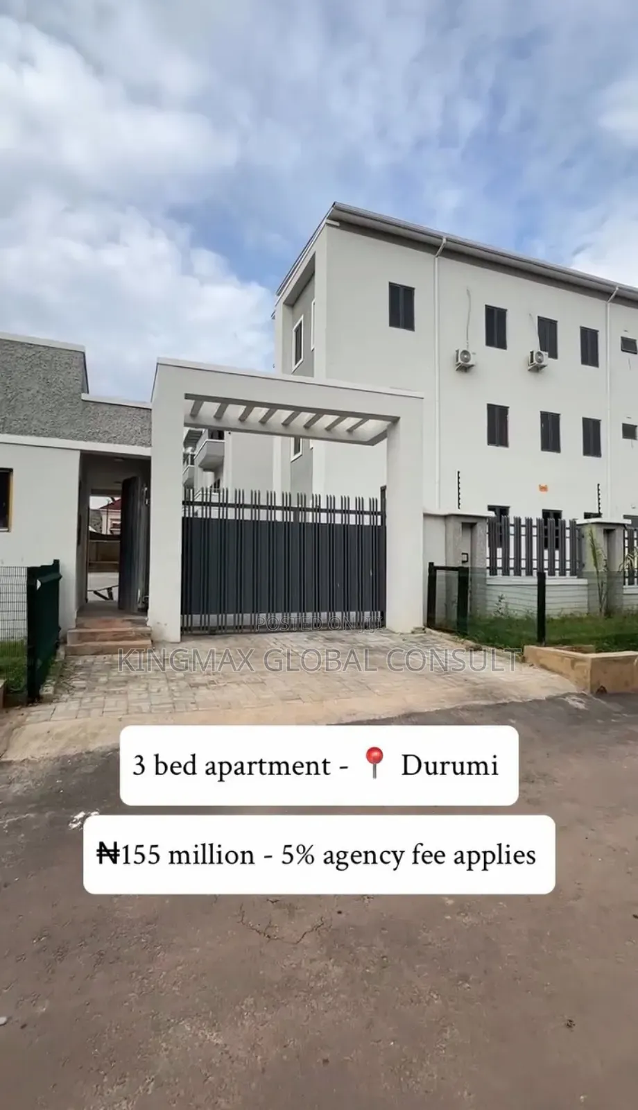 3bdrm Apartment in Durumi for sale in Durumi