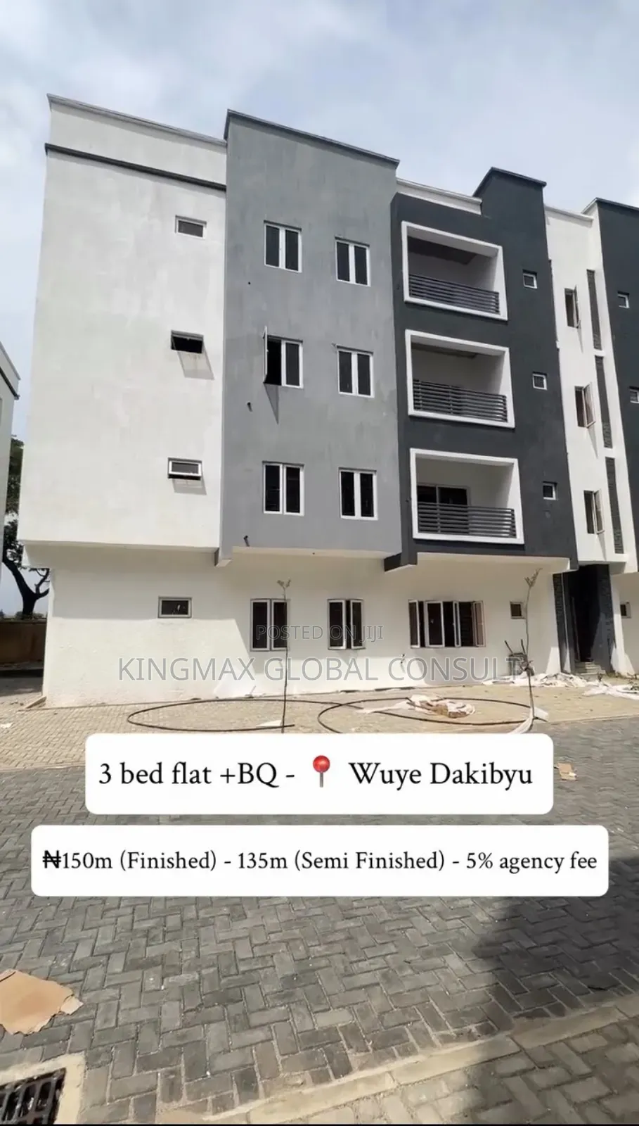 3bdrm Apartment in Wuye Dakibiyu Abuja for sale in Dakibiyu