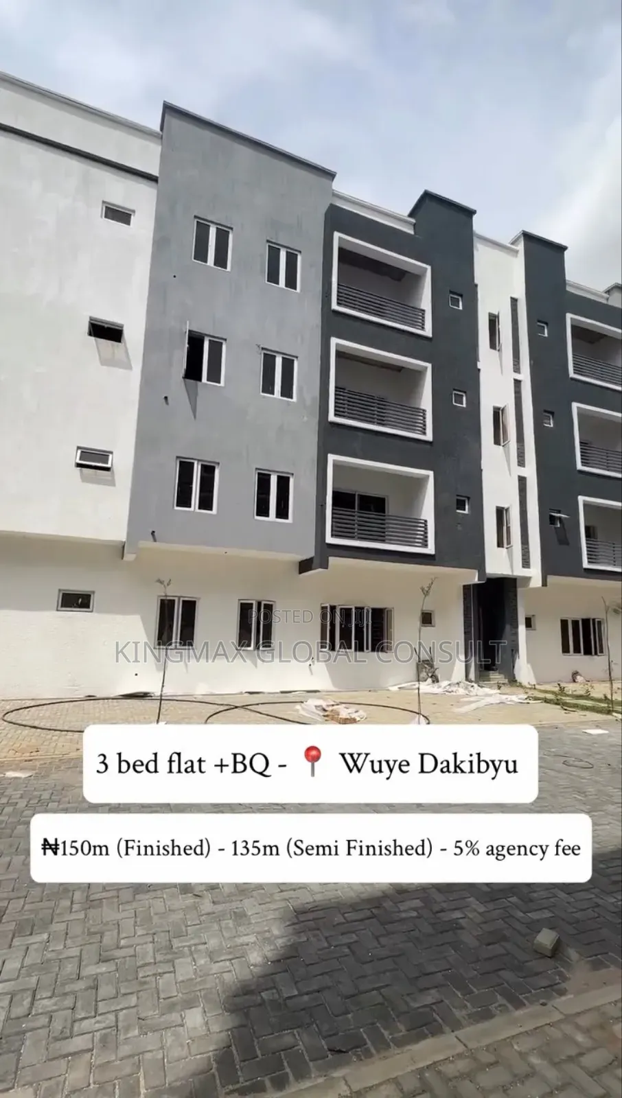 3bdrm Apartment in Wuye Dakibiyu Abuja for sale in Dakibiyu