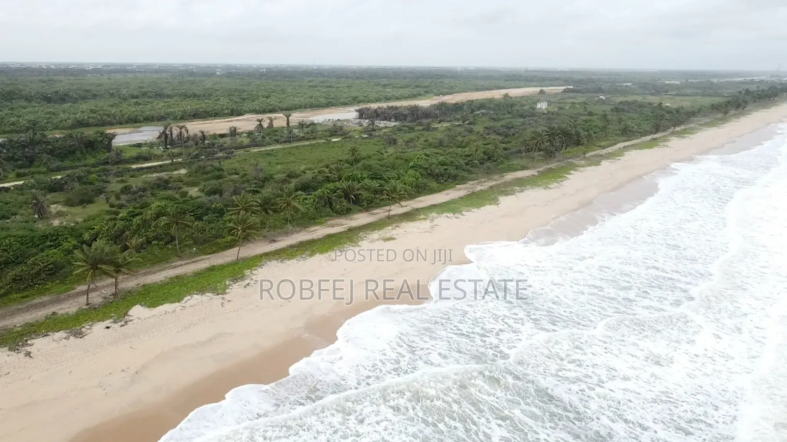 15 Acres Ocean and Coastal Road View in Eleko