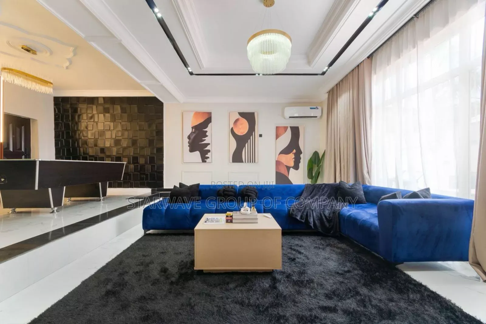 Luxurious One Bedroom Apartment With Snooker Board in Lekki Phase 1