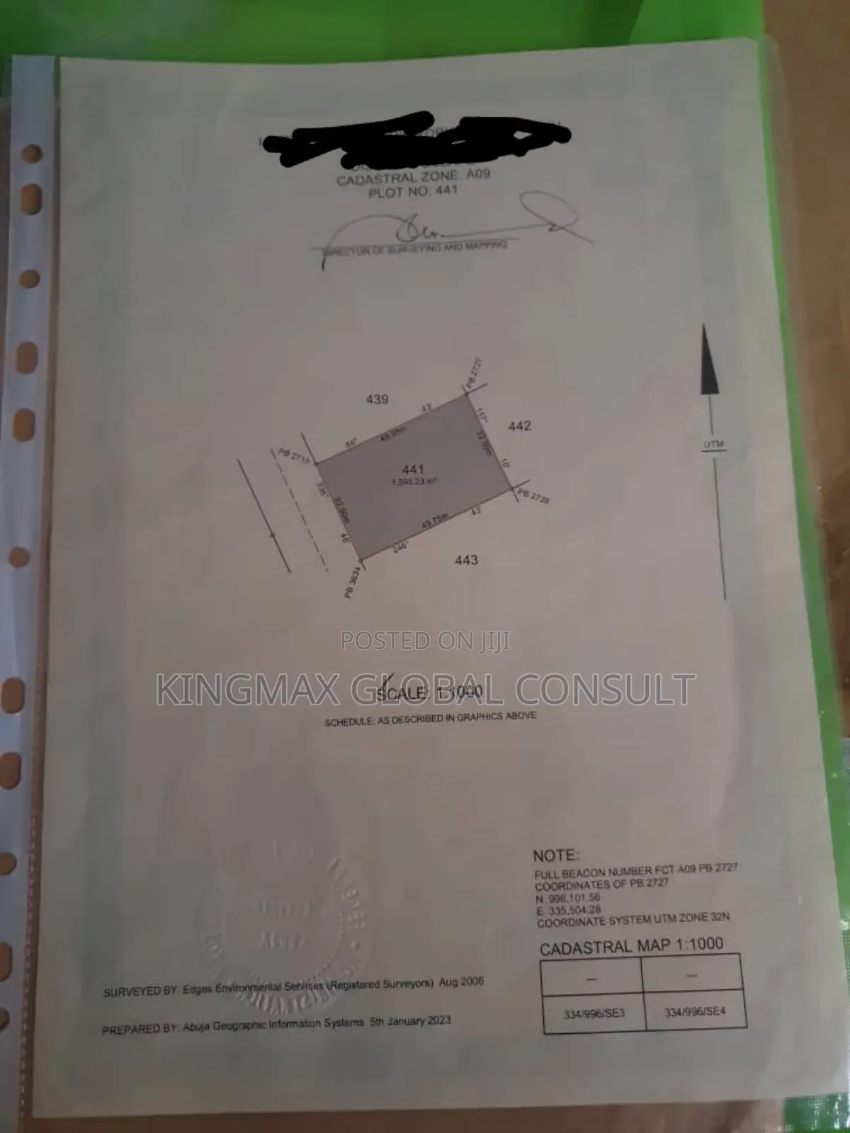 Land for Sale in the Heart of Guzape Main in Guzape District
