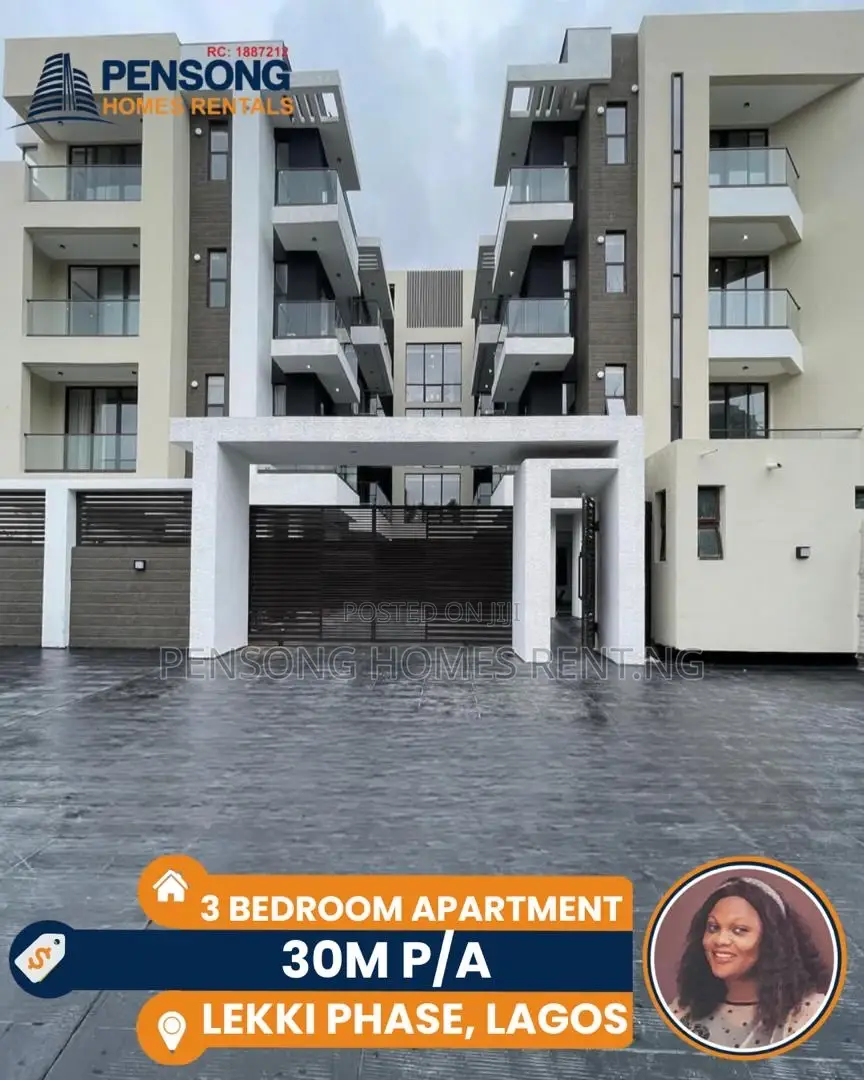 3bdrm Apartment in Lekki Phase 1 for rent in Lekki