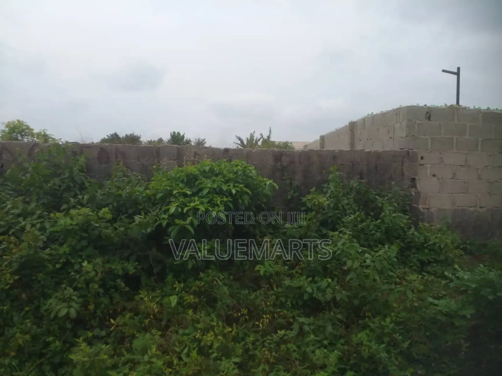Fenced Land + Boys Quarters on Sokoto Road, Atan in Ado-Odo/Ota