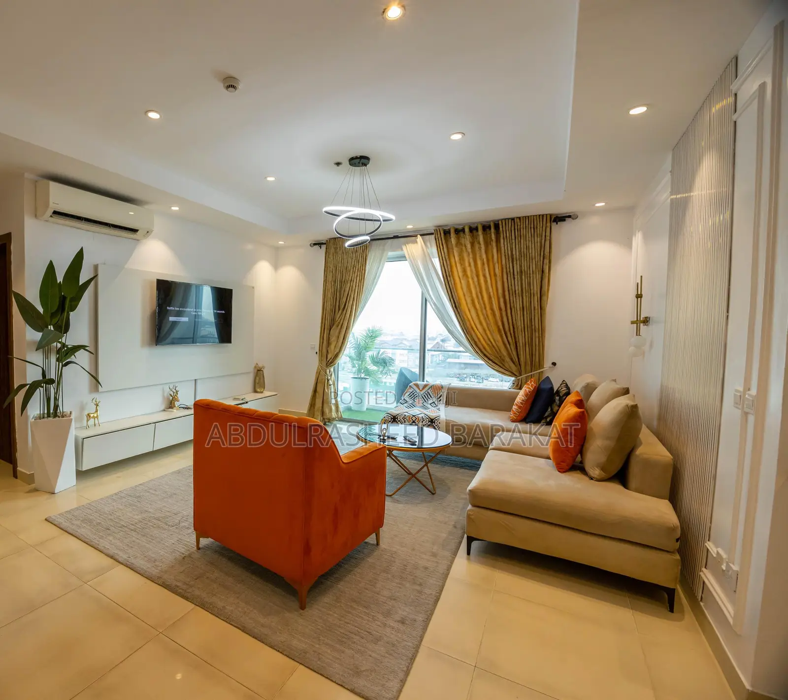 Luxury Three Bedroom With City View Not Ocean View in Victoria Island
