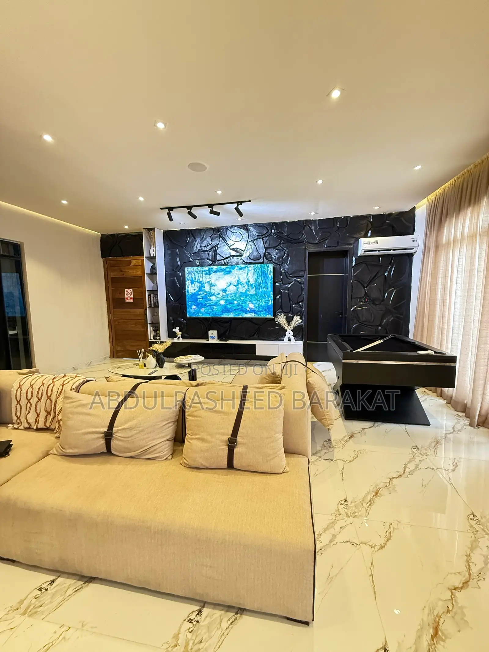Luxury Three Bedroom Apartment With Private Cinema in Ikate
