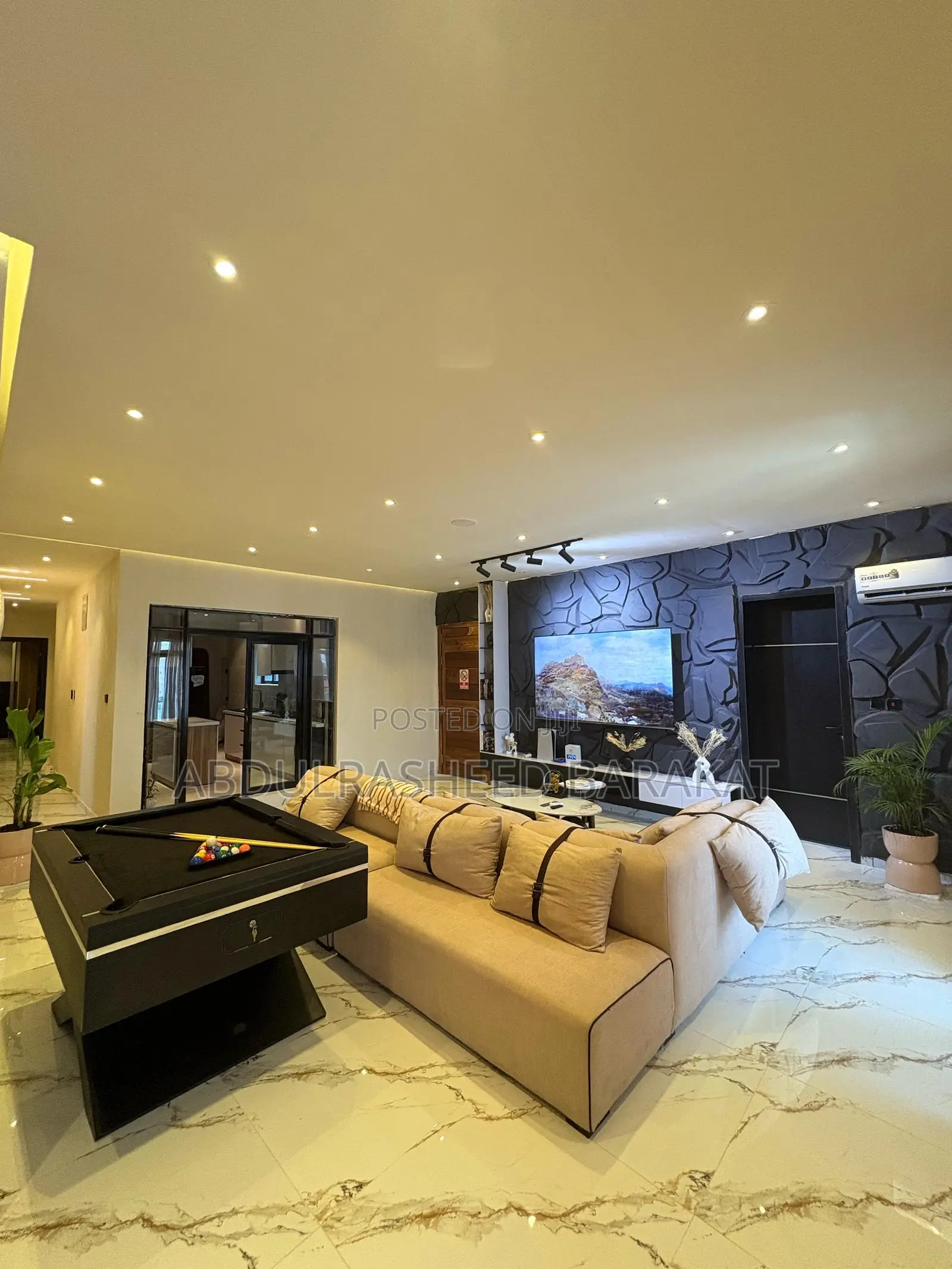 Luxury Three Bedroom Apartment With Private Cinema in Ikate