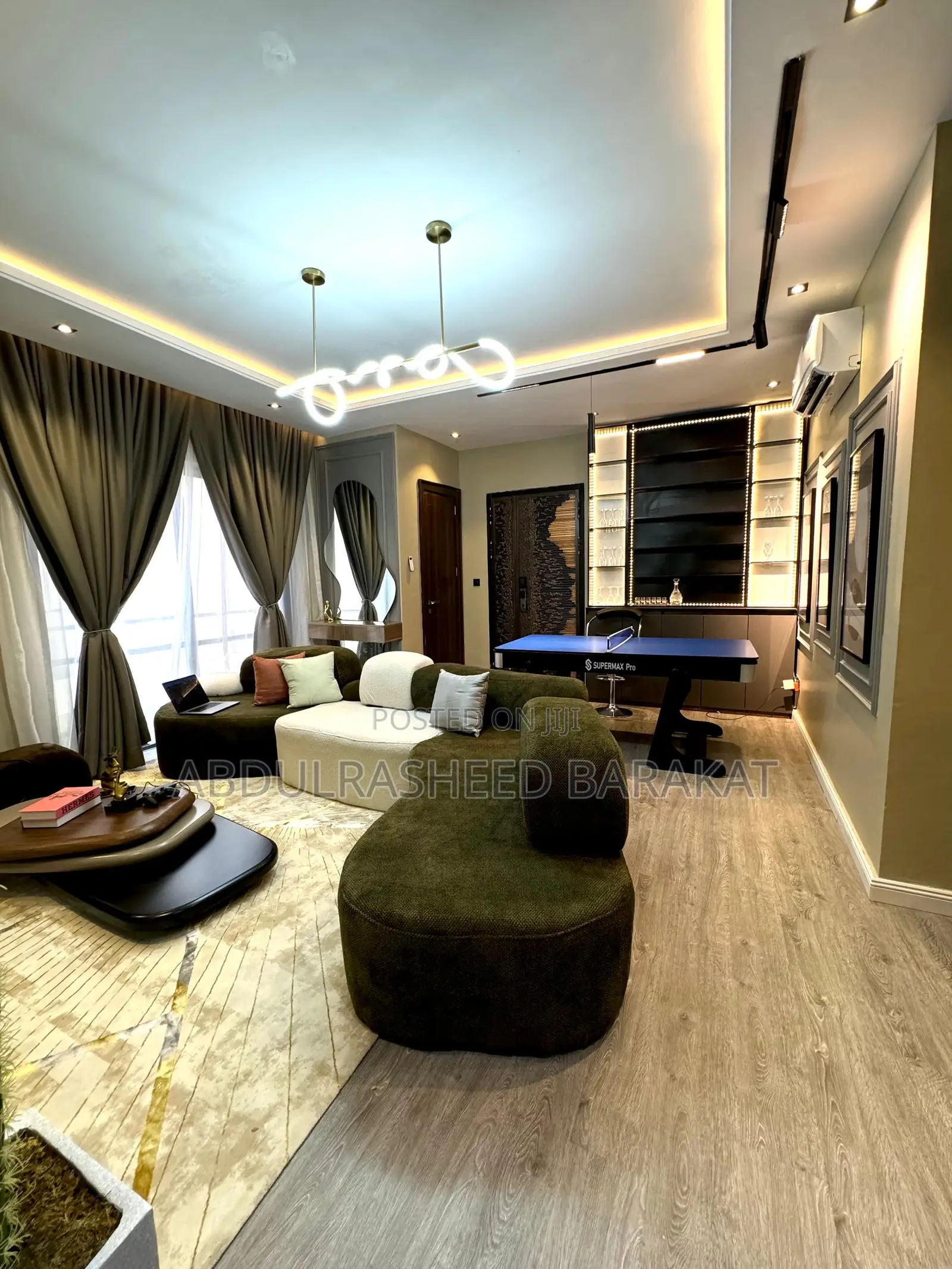 Luxury Two Bedroom Waterfront With Snooker Ps5 in Lekki Phase 1