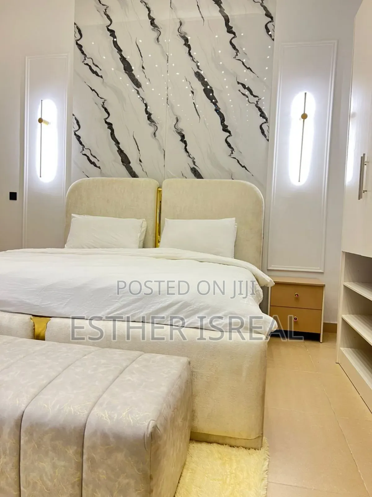 White 1 Bedroom Bedroom Phase 1 in Lekki Phase 1