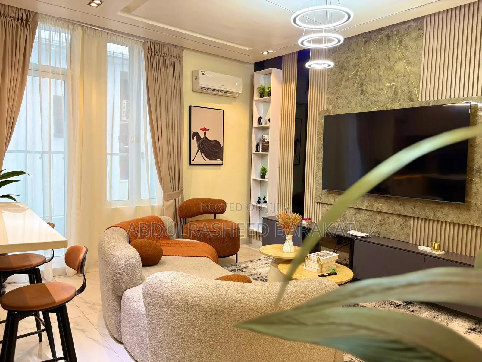 Luxury Teo Bedroom Apartment With Pool Elevator Balcony in Lekki Phase 1