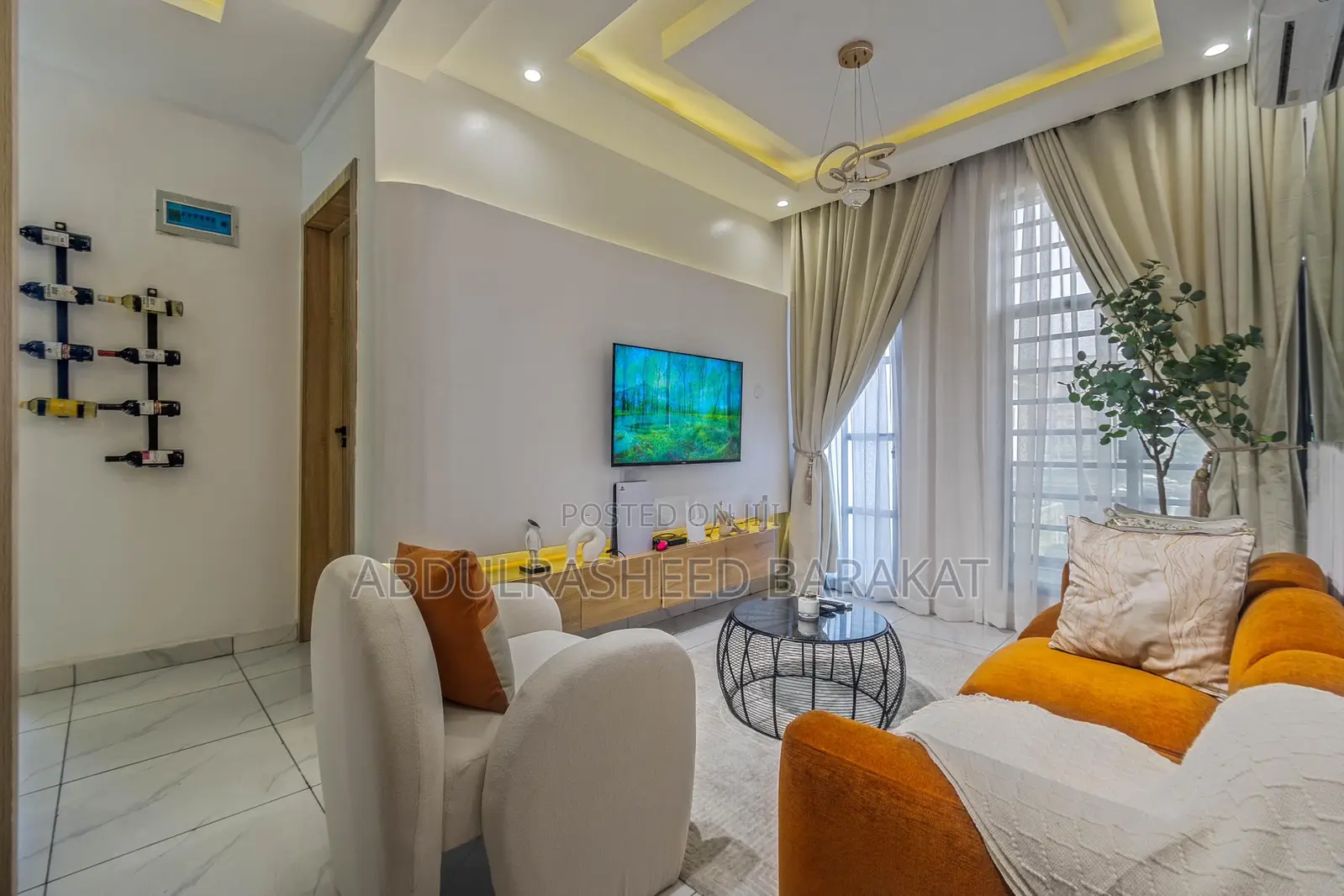 Brand New Luxury One Bedroom Apartment With Ps5 Board Games in Ologolo