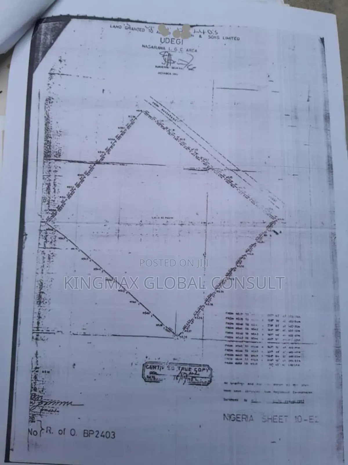 Land For Sale - Size: 1,700sqm in Akwanga