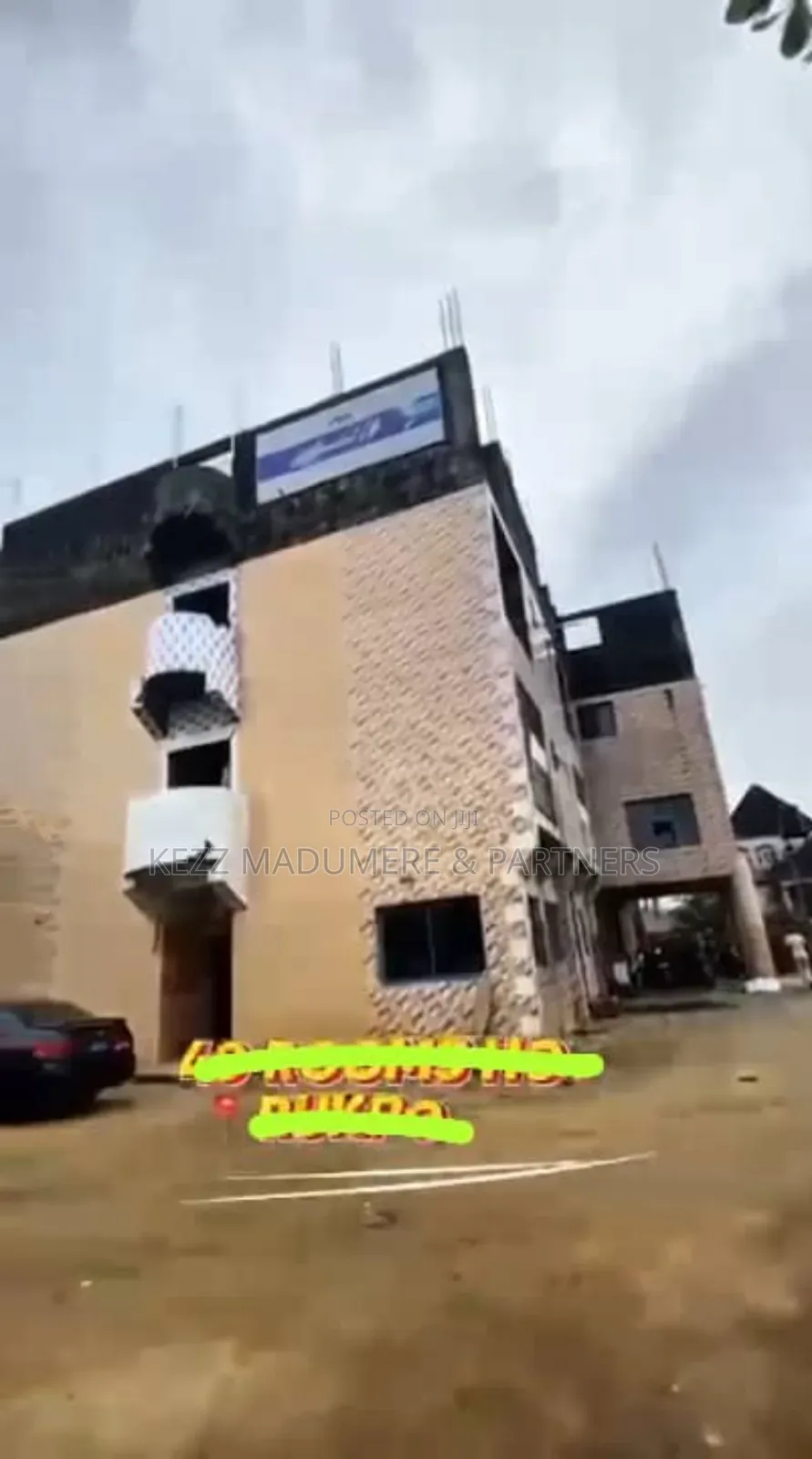 For Sale: 40 Rooms Hotel at 70% Completion in Port-Harcourt