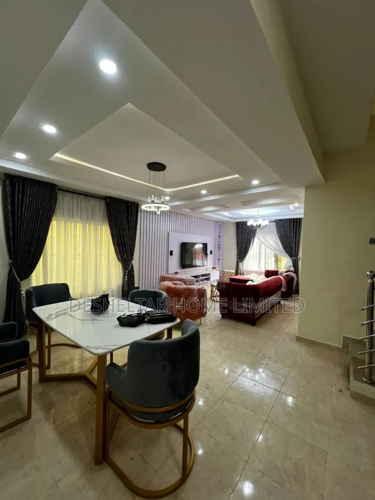 Furnished 4bdrm Duplex in Cyberville Estate, Ikate for rent in Ikate