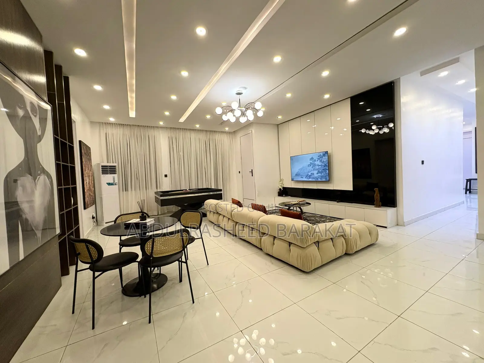 Brand New Three Bedroom Apartment With Cinematic Room Pool in Lekki Phase 1