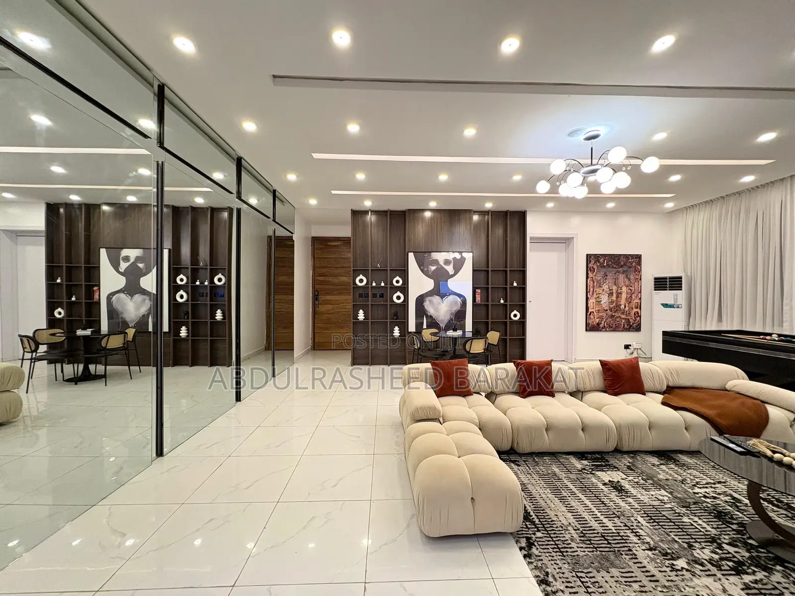 Brand New Three Bedroom Apartment With Cinematic Room Pool in Lekki Phase 1