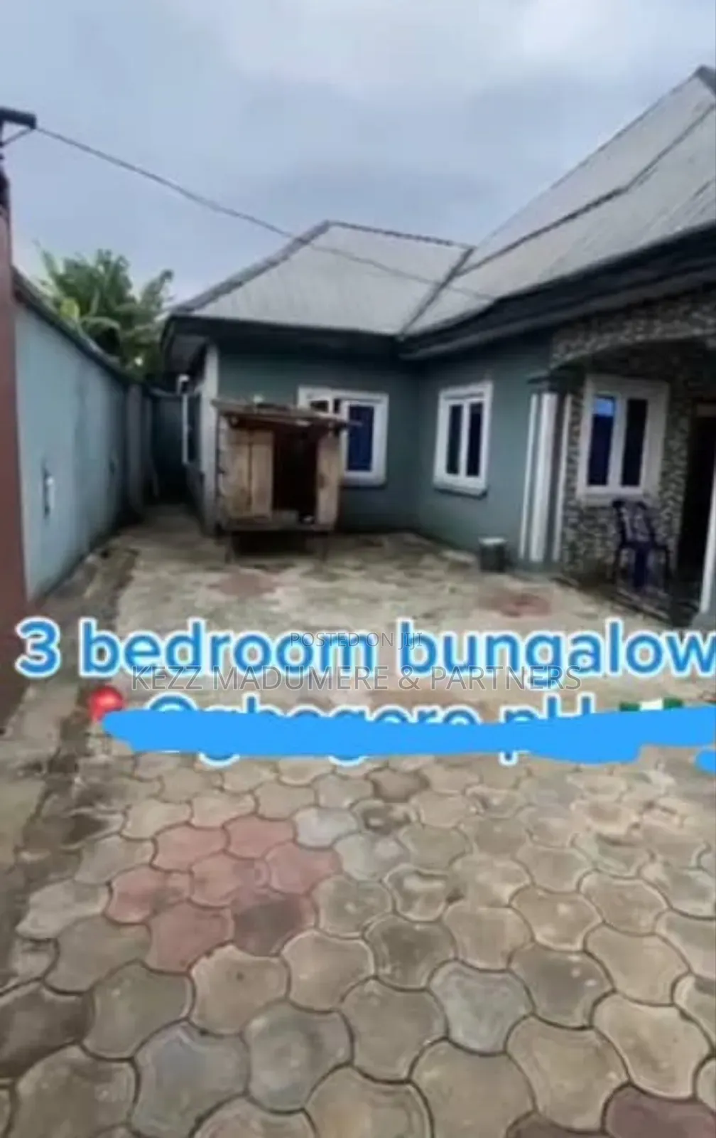 3bdrm Bungalow in Ogbogoro Port for sale in Port-Harcourt