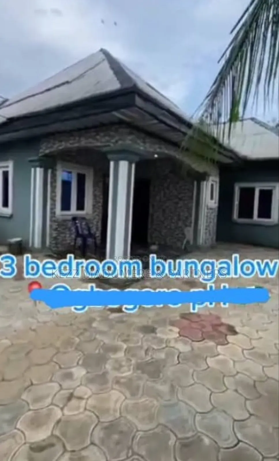 3bdrm Bungalow in Ogbogoro Port for sale in Port-Harcourt