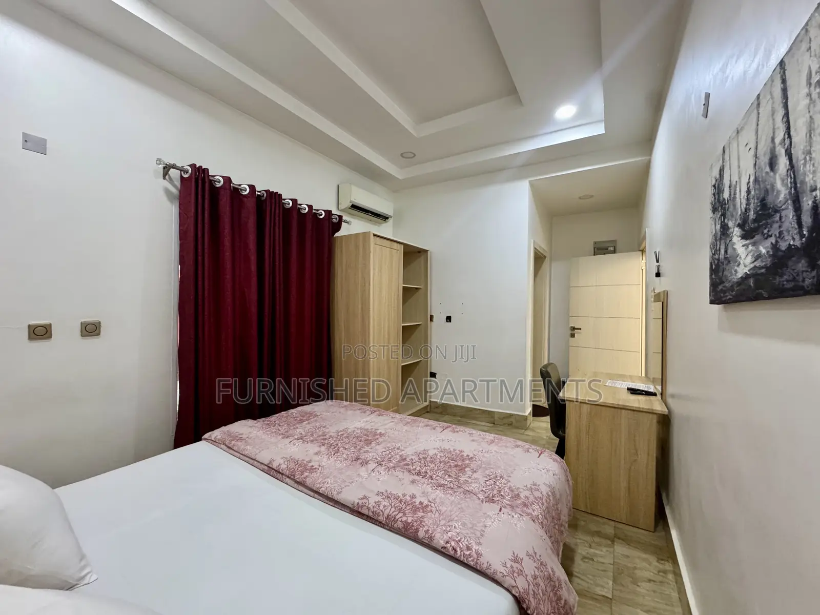 Clean 1bedroom Flat Wifi 24hrs Lit at Utako -Ground Floor in Utako
