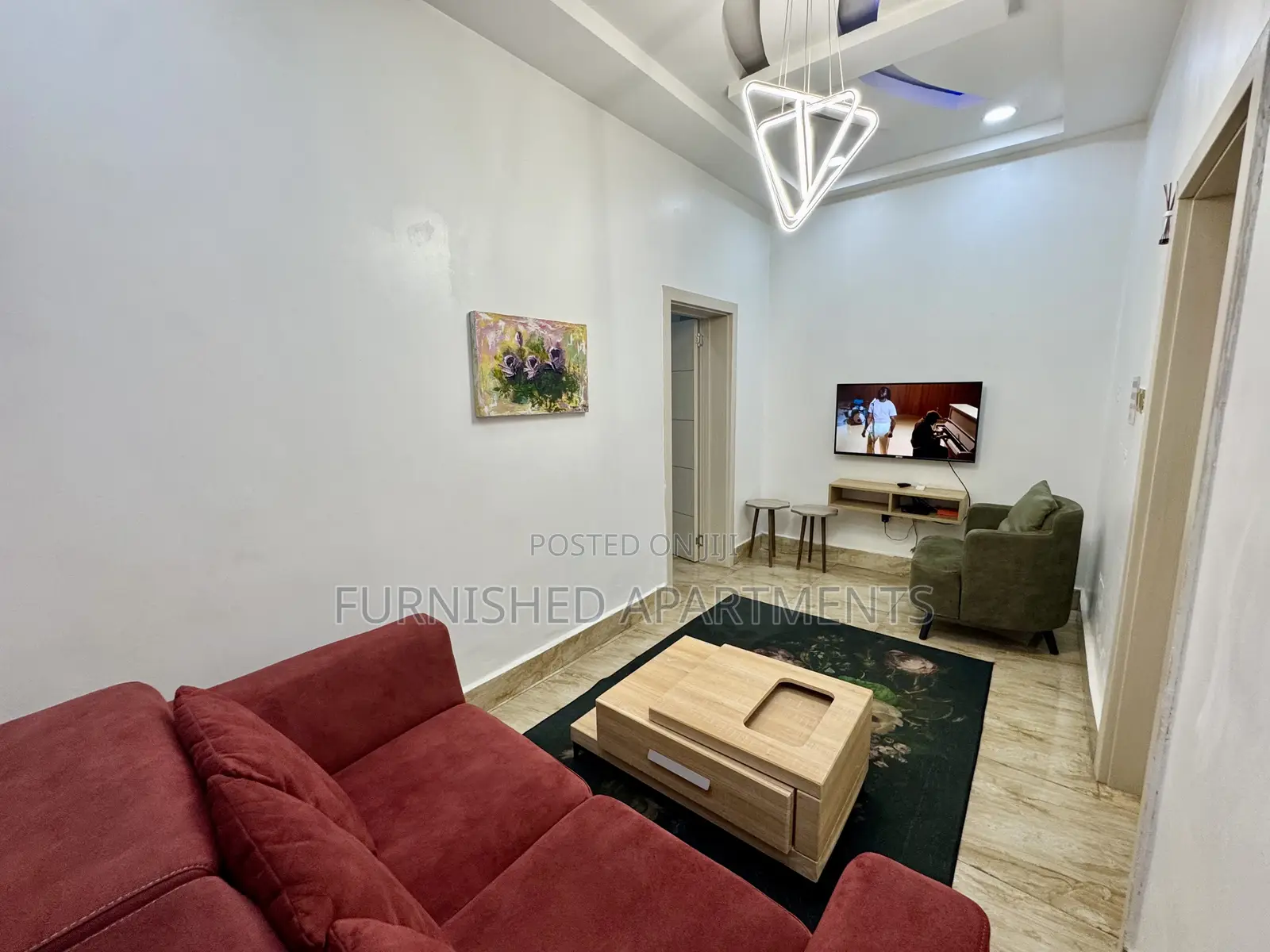 Clean 1bedroom Flat Wifi 24hrs Lit at Utako -Ground Floor in Utako