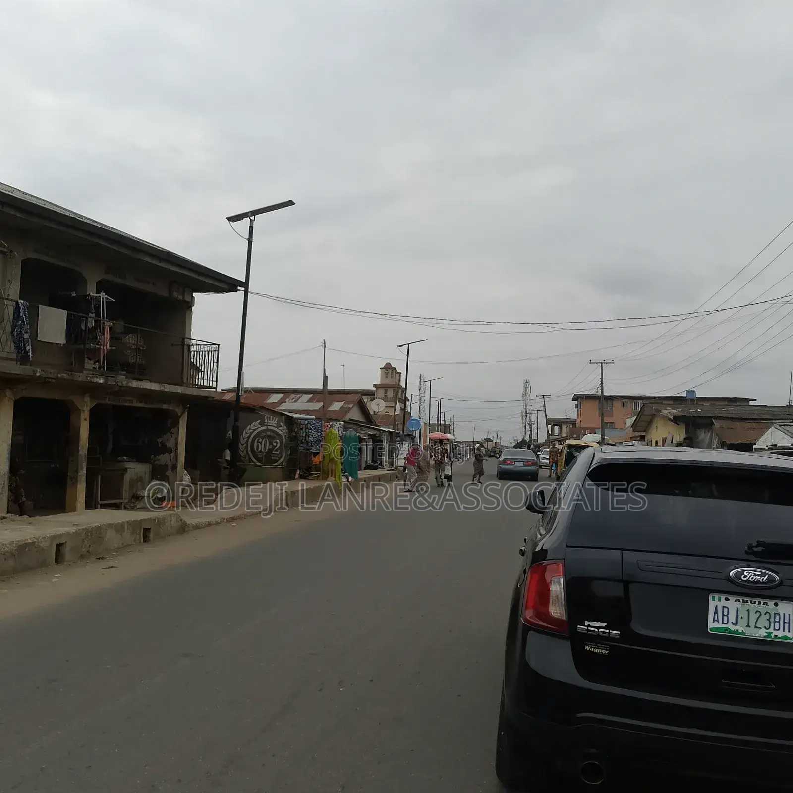 Multi-Useful Commercial Plot Facing Tarred Road at Agege in Oko-Oba