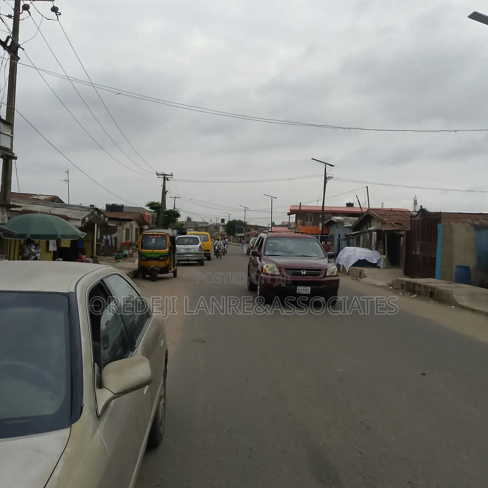 Multi-Useful Commercial Plot Facing Tarred Road at Agege in Oko-Oba
