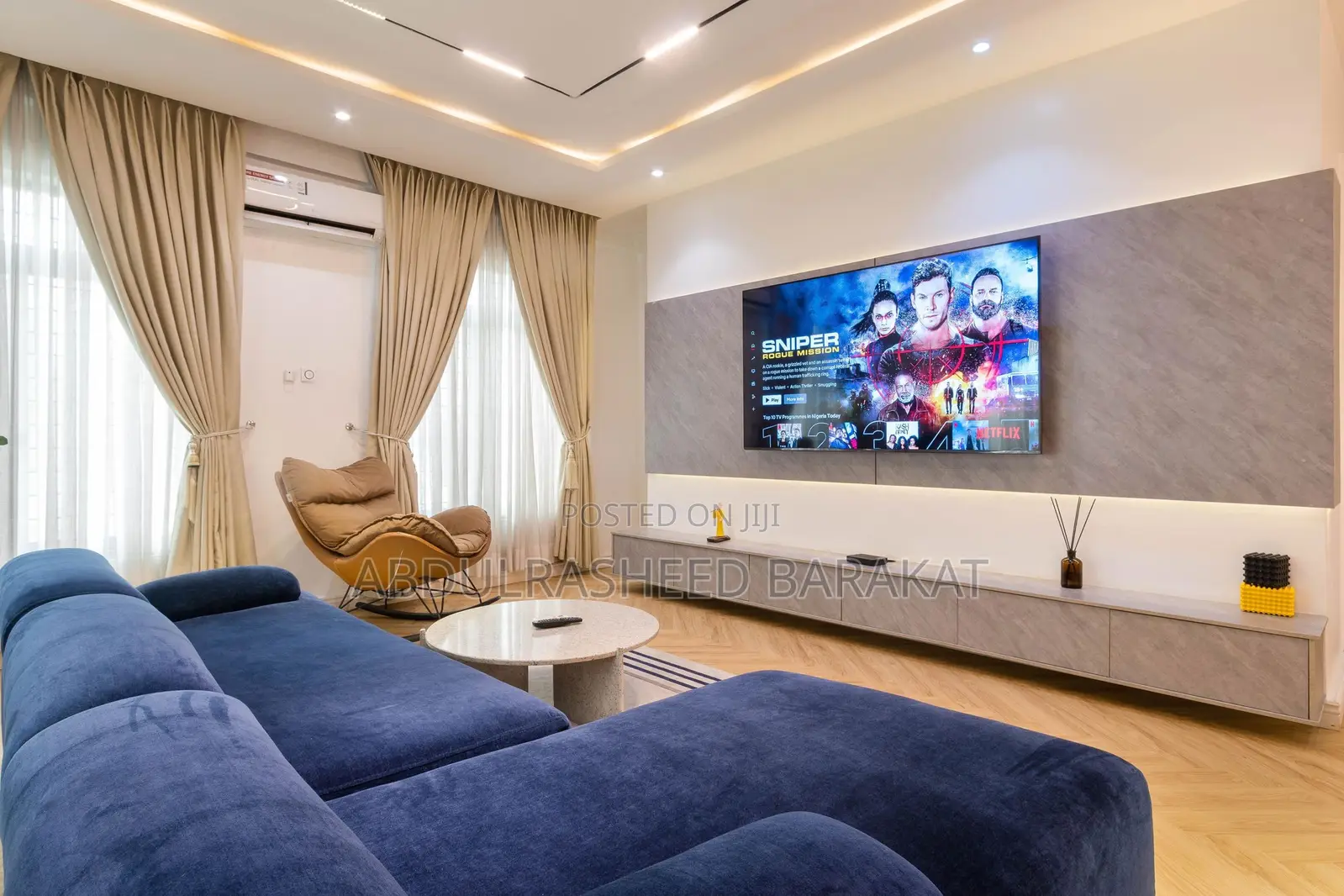 Luxury and Spacious 3 Bedroom Apartment With Pool Balcony in Lekki Phase 1