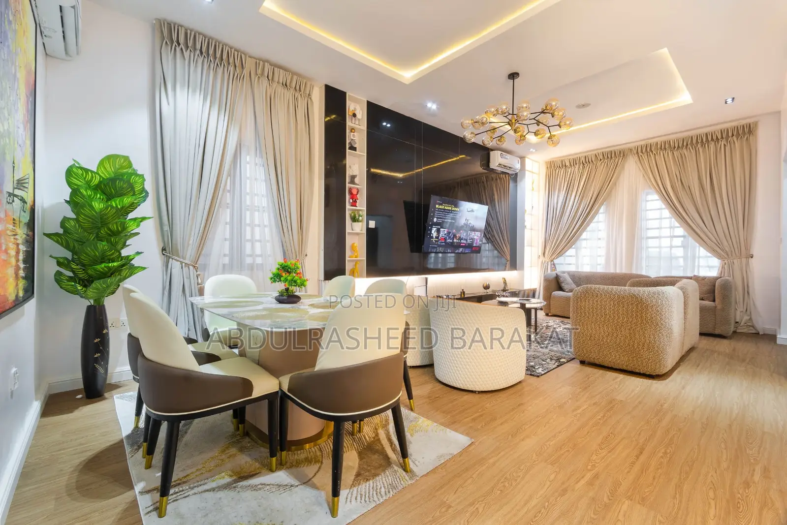 Luxury Brand New Duplex 4 With Bathtub Ps5 Pool Gym Balcony in Ikate
