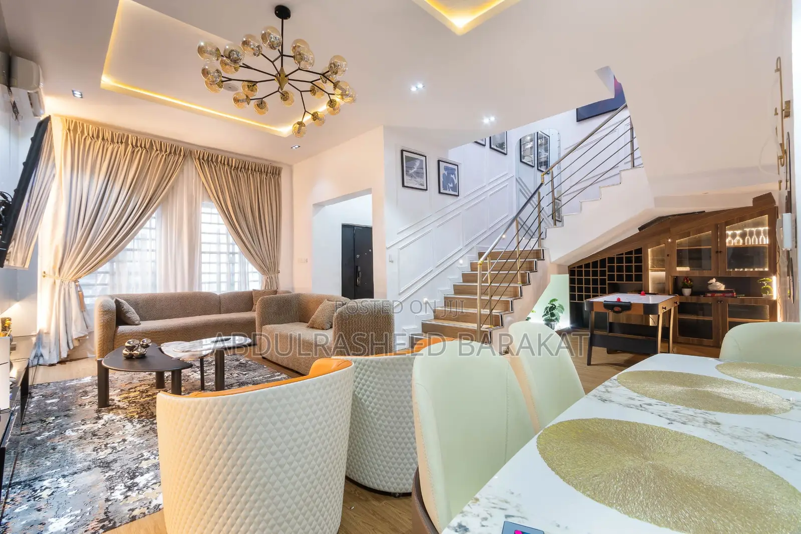 Luxury Brand New Duplex 4 With Bathtub Ps5 Pool Gym Balcony in Ikate