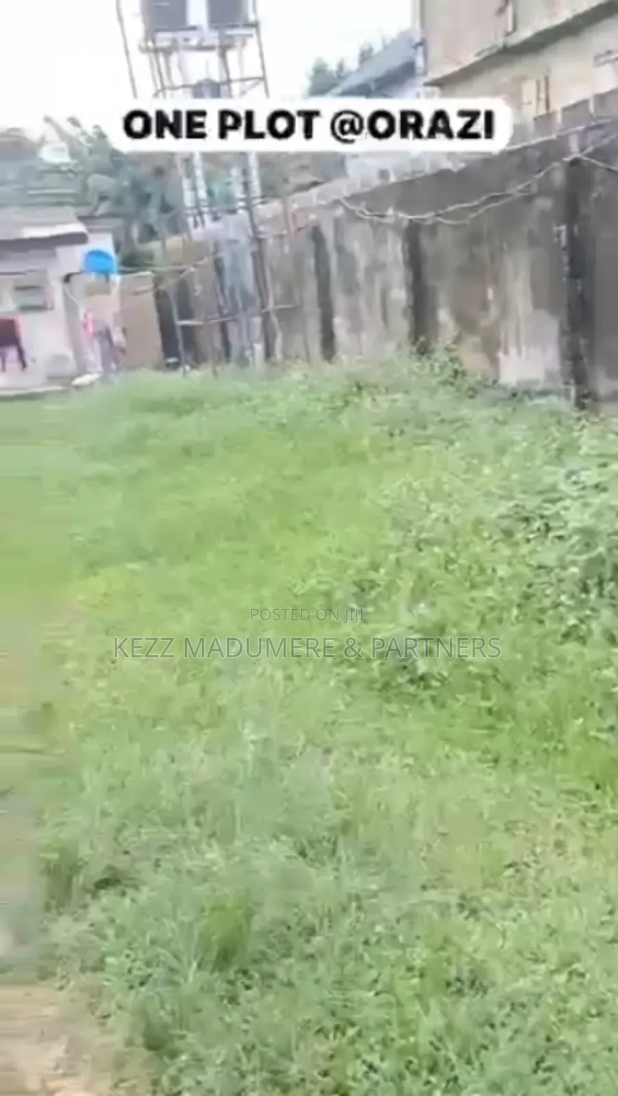 For Sale : Fenced One (1) Plot at Orazi ,Port Harcourt in Port-Harcourt