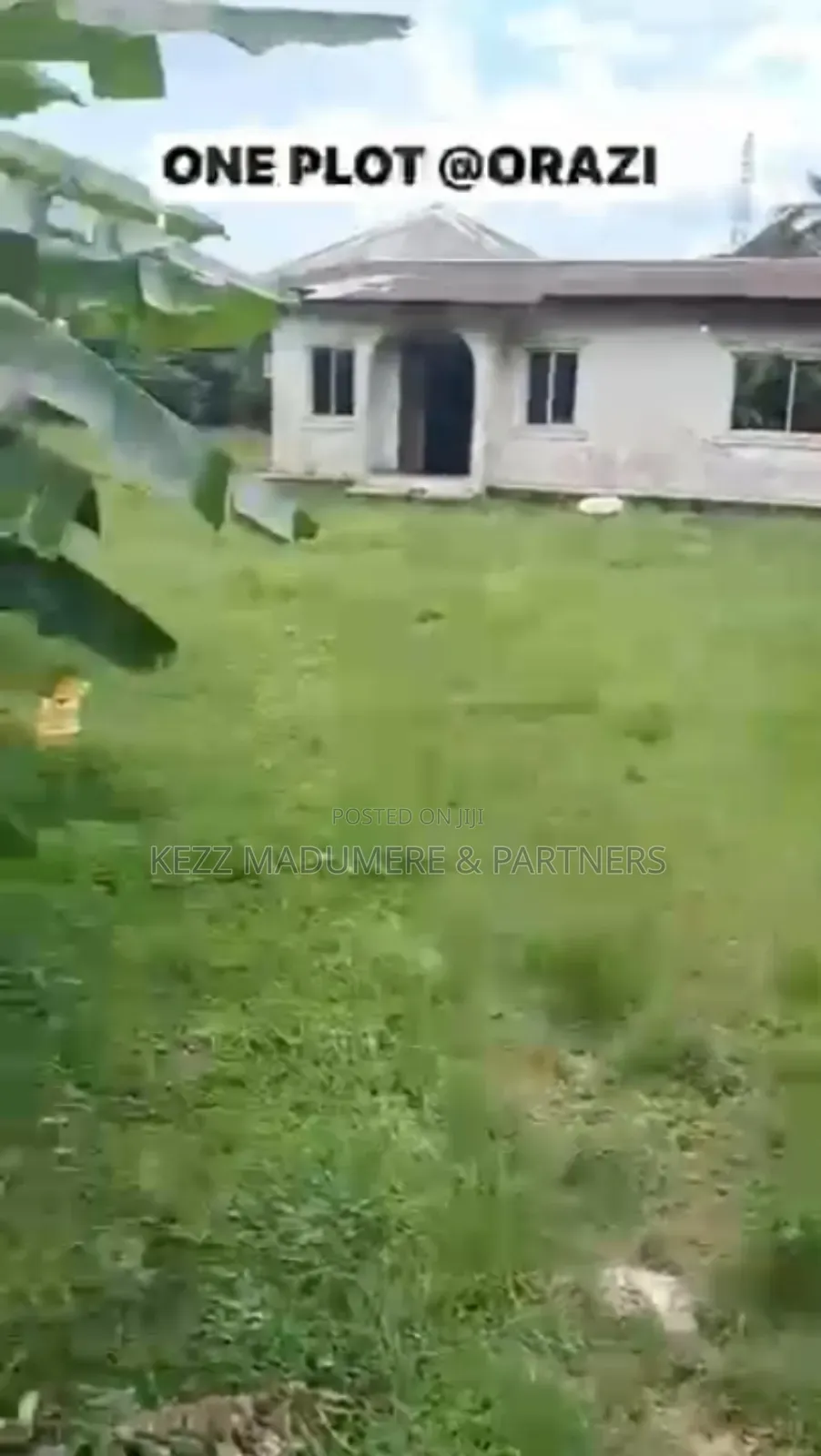 For Sale : Fenced One (1) Plot at Orazi ,Port Harcourt in Port-Harcourt