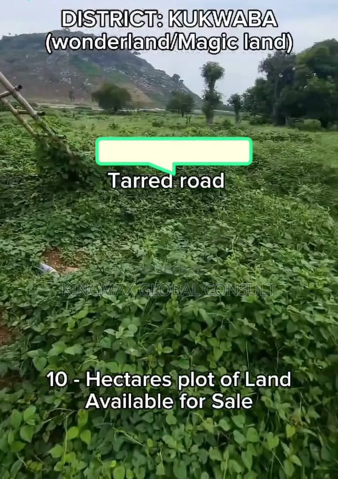 9.25 Hectares Plot of Land for Sale (Fence and Gated, in Kubwa