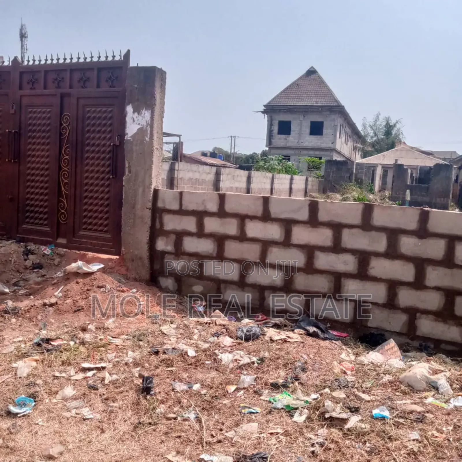 Half Plot Fenced Off Moshalashi Rd Egan Igando in Igando / Ikotun/Igando
