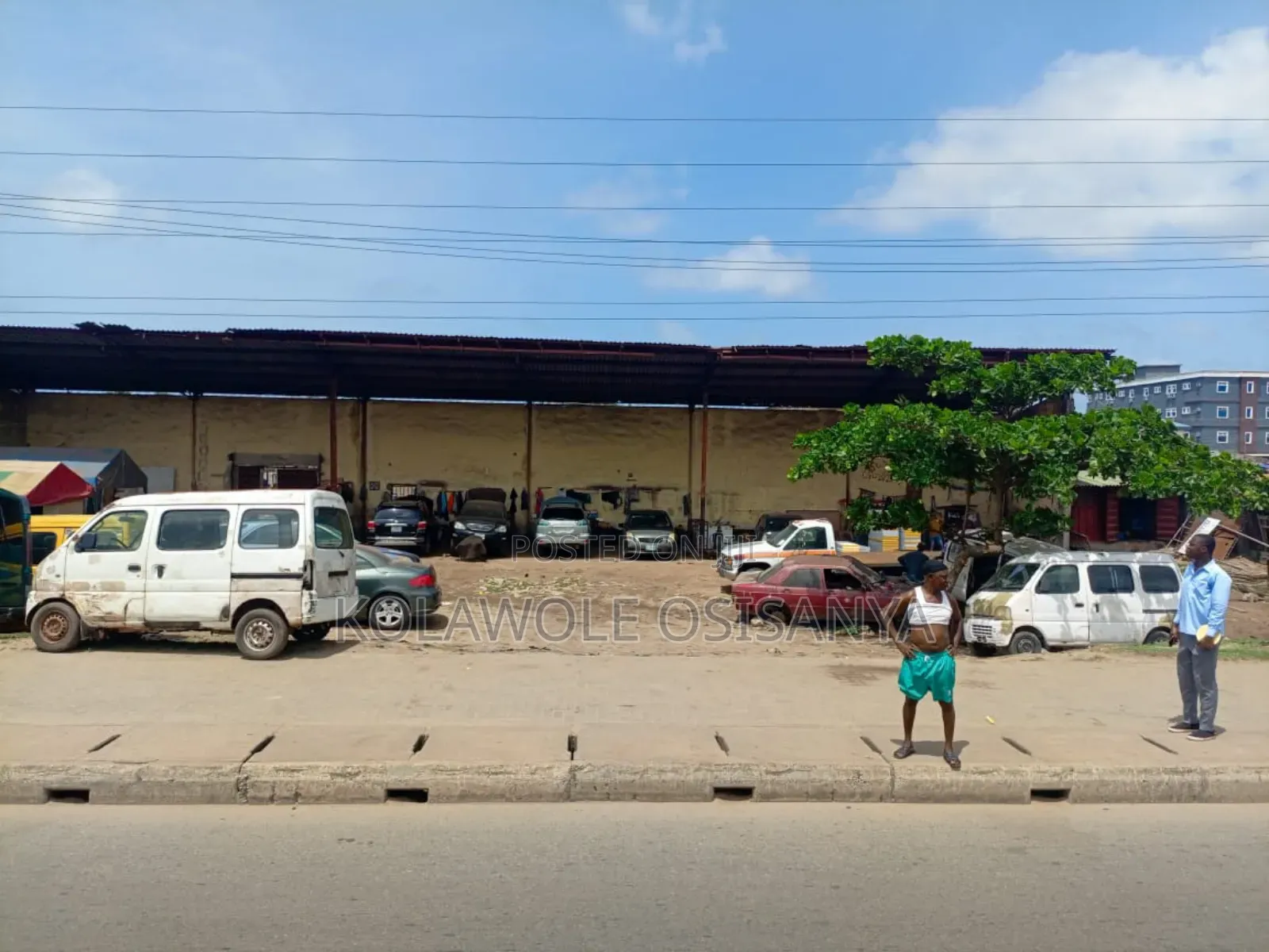 Commercial 4plot With 5bay Warehouse on Old Ojo Rd in Ojo