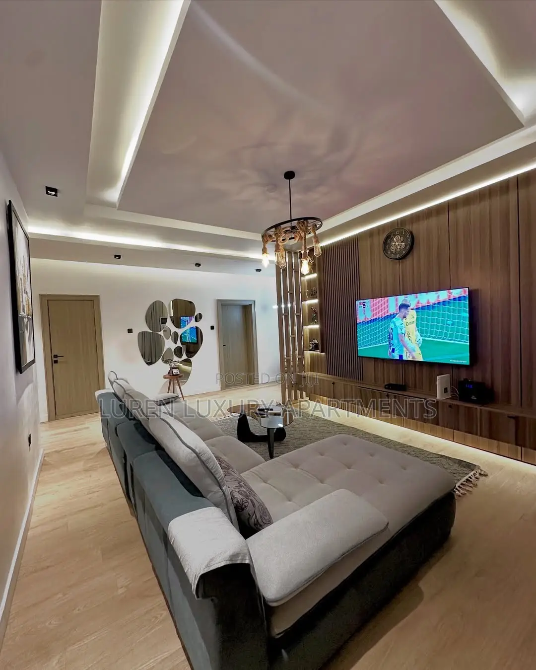 3 Bedroom Apartment With Indoor Outdoor Lounge and Grill in Wuse 2