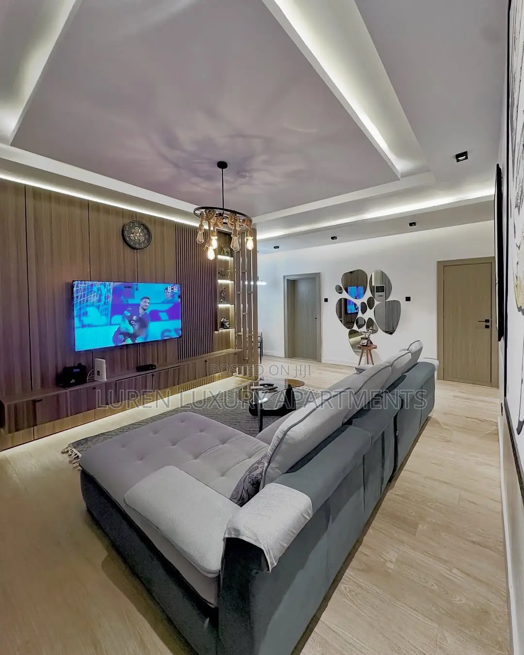 3 Bedroom Apartment With Indoor Outdoor Lounge and Grill in Wuse 2
