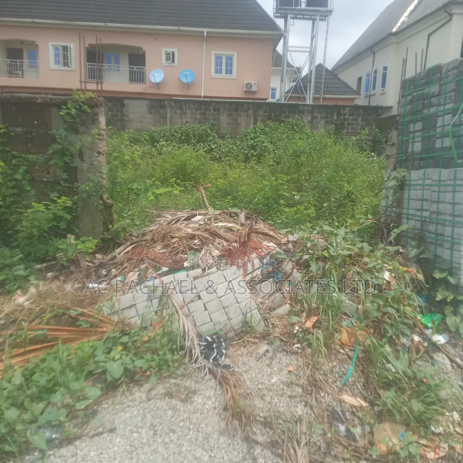Half Plot of Land 30 by 120 for Sale in Ago Palace