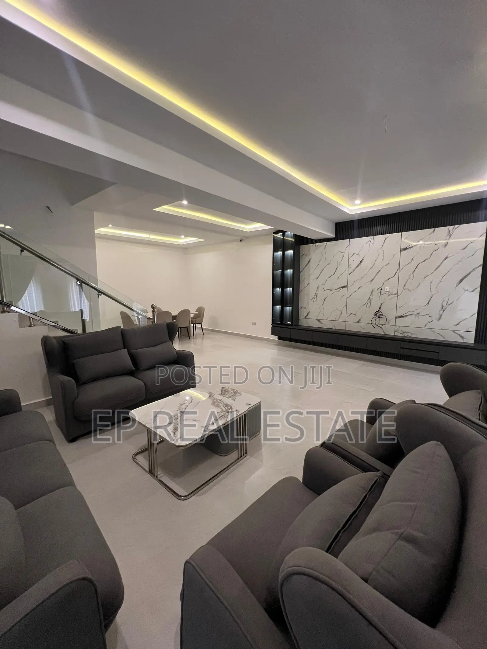 Furnished 4bdrm Townhouse/Terrace in By Games Village, Kura for sale in Kura
