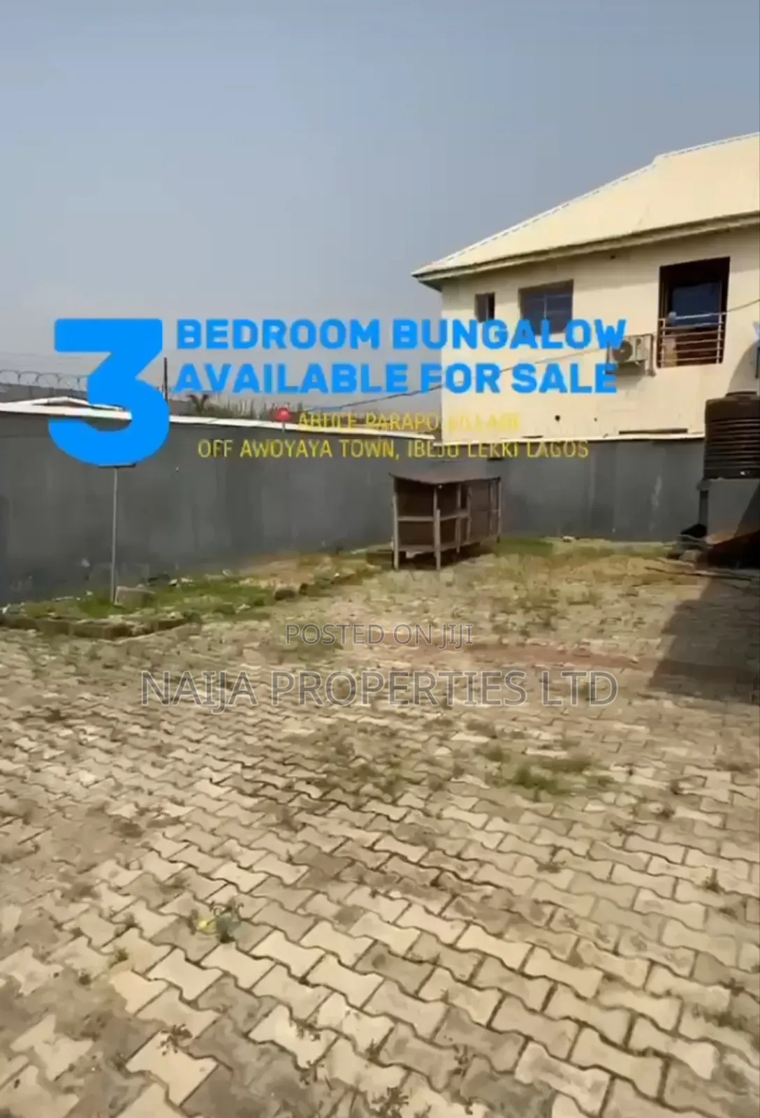 3bdrm Bungalow in Parapo, Awoyaya for sale in Awoyaya