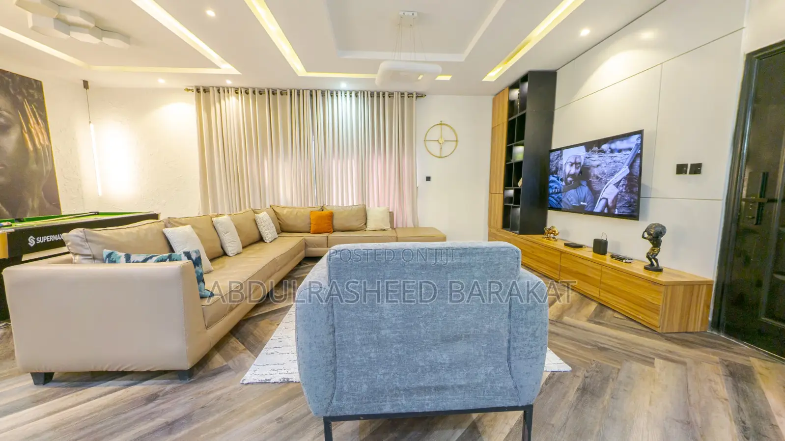 Luxury Three Bedroom Apartment With Snooker Pool in Ikoyi
