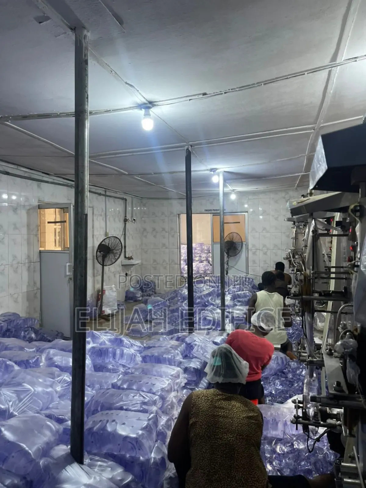 A Functional Pure Water Factory With Nafdac Approved at Meiran in Abule Egba