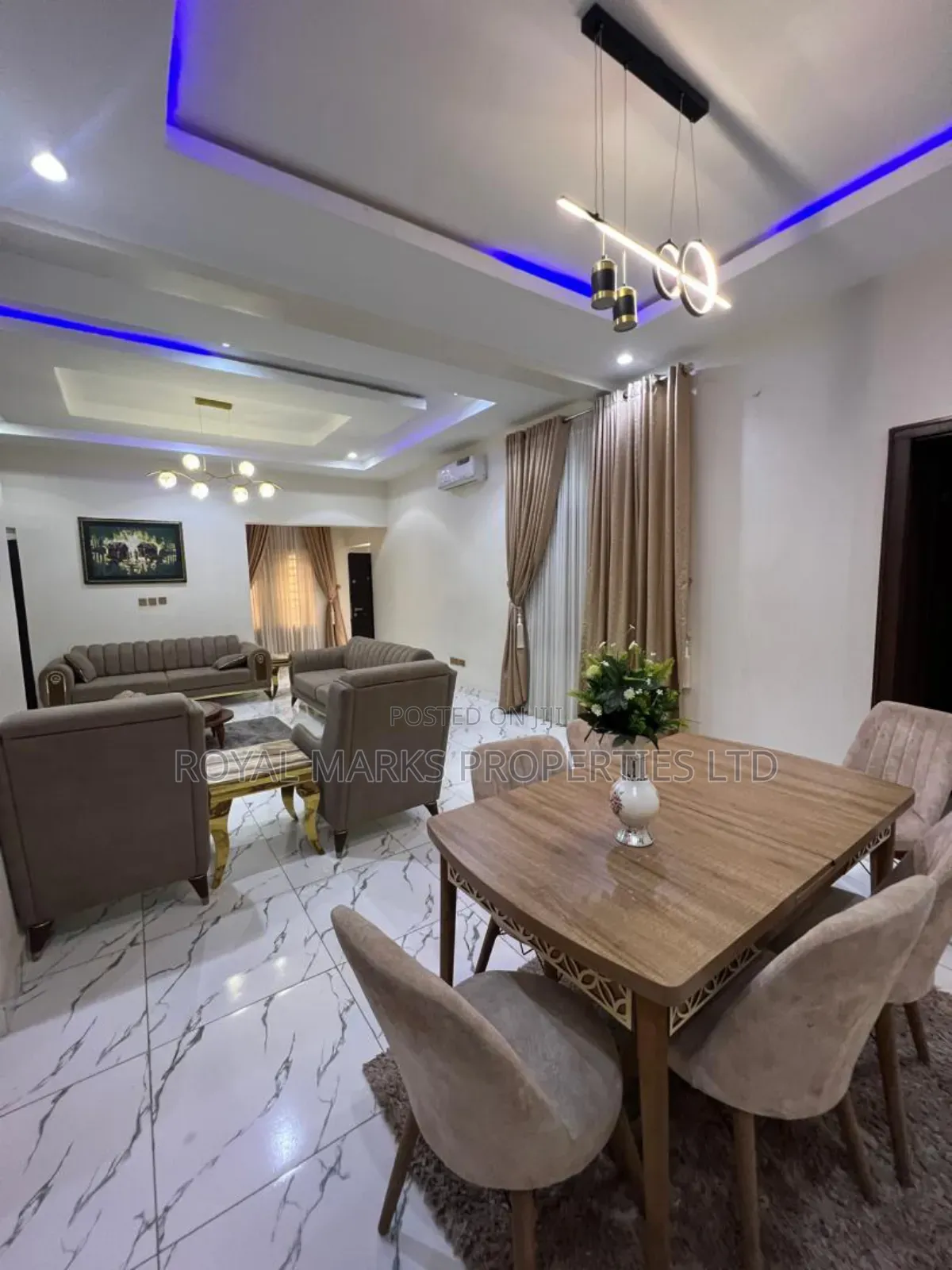 Furnished 3bdrm Block of Flats in Wuye for rent in Wuye