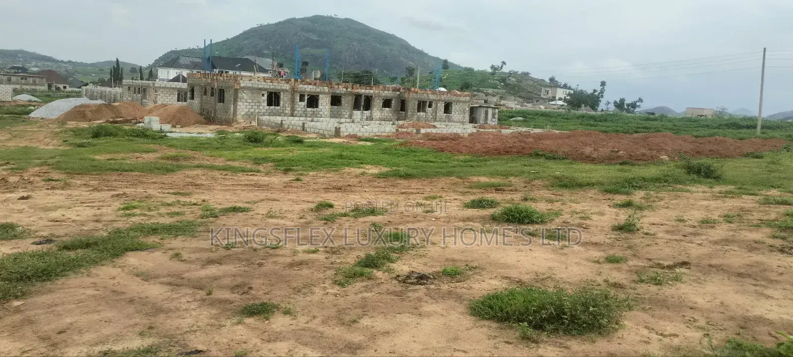 250sqm Estate Plot for 4 Bedroom Terrace Duplex in Sabon Lugbe