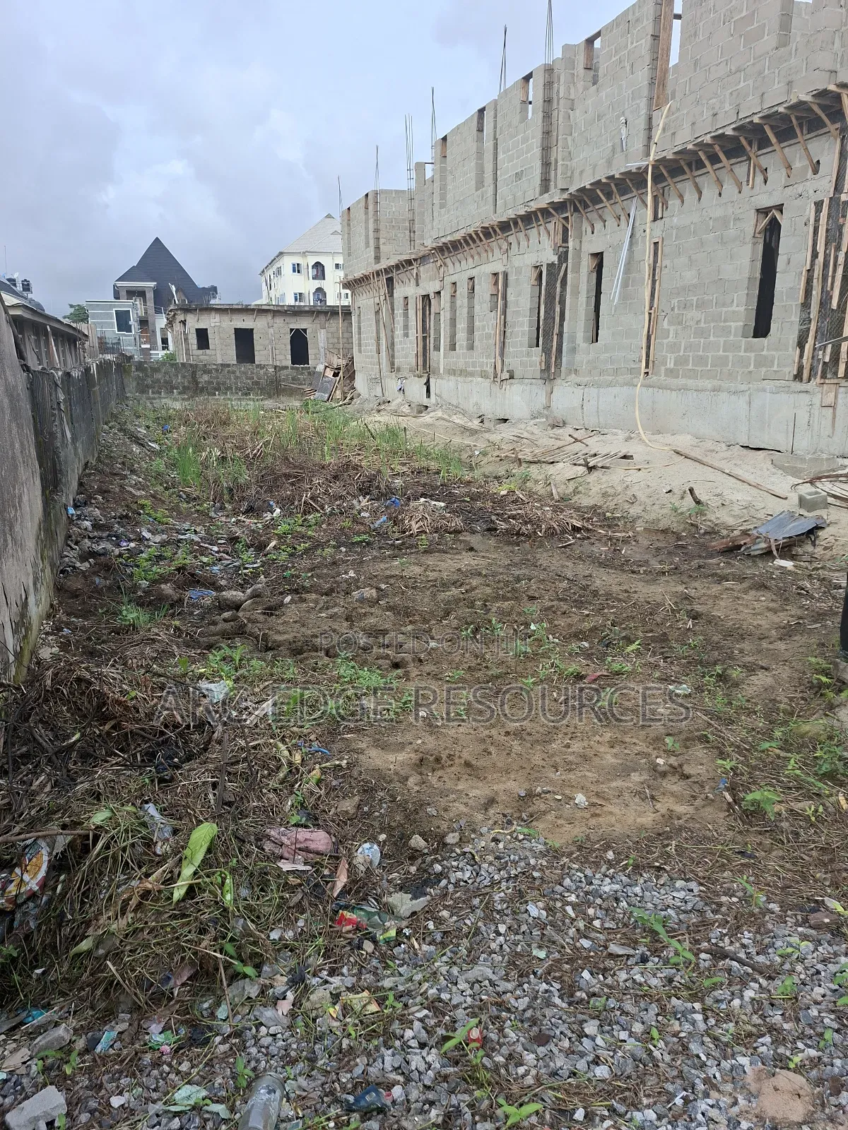 Dry Half Plot in Canal Estate in Okota